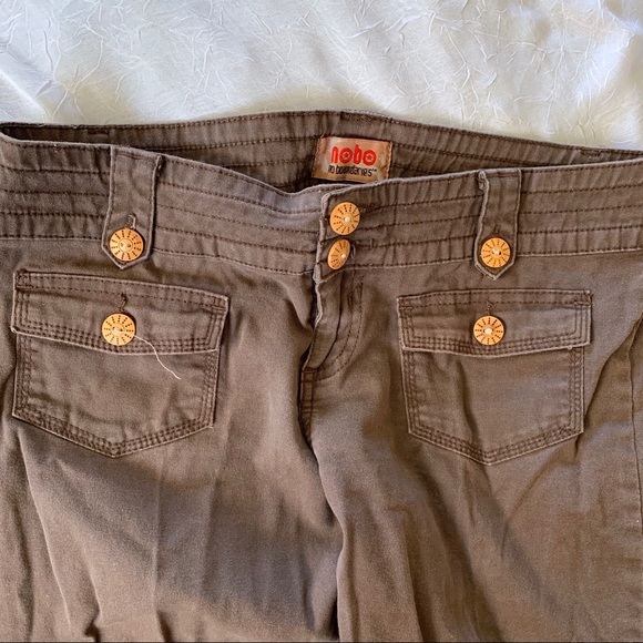 No Boundaries brown capri pants juniors 11 average - Picture 3 of 9